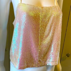 Iridescent Sequin Cami NWT